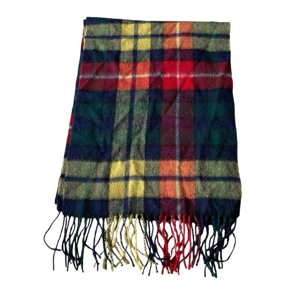 James Pringle Weavers Modern Buchanan Wool Plaid Scarf